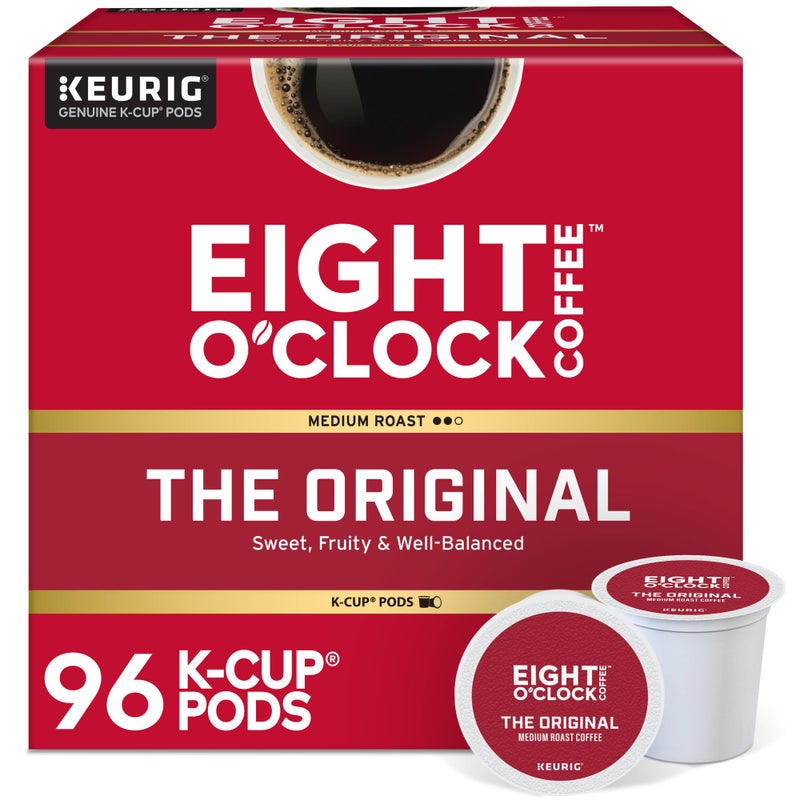 Eight O'Clock Coffee The Original, Single-Serve Keurig K-Cup Pods, Medium Roast Coffee Pods, 96 Count - Image 1
